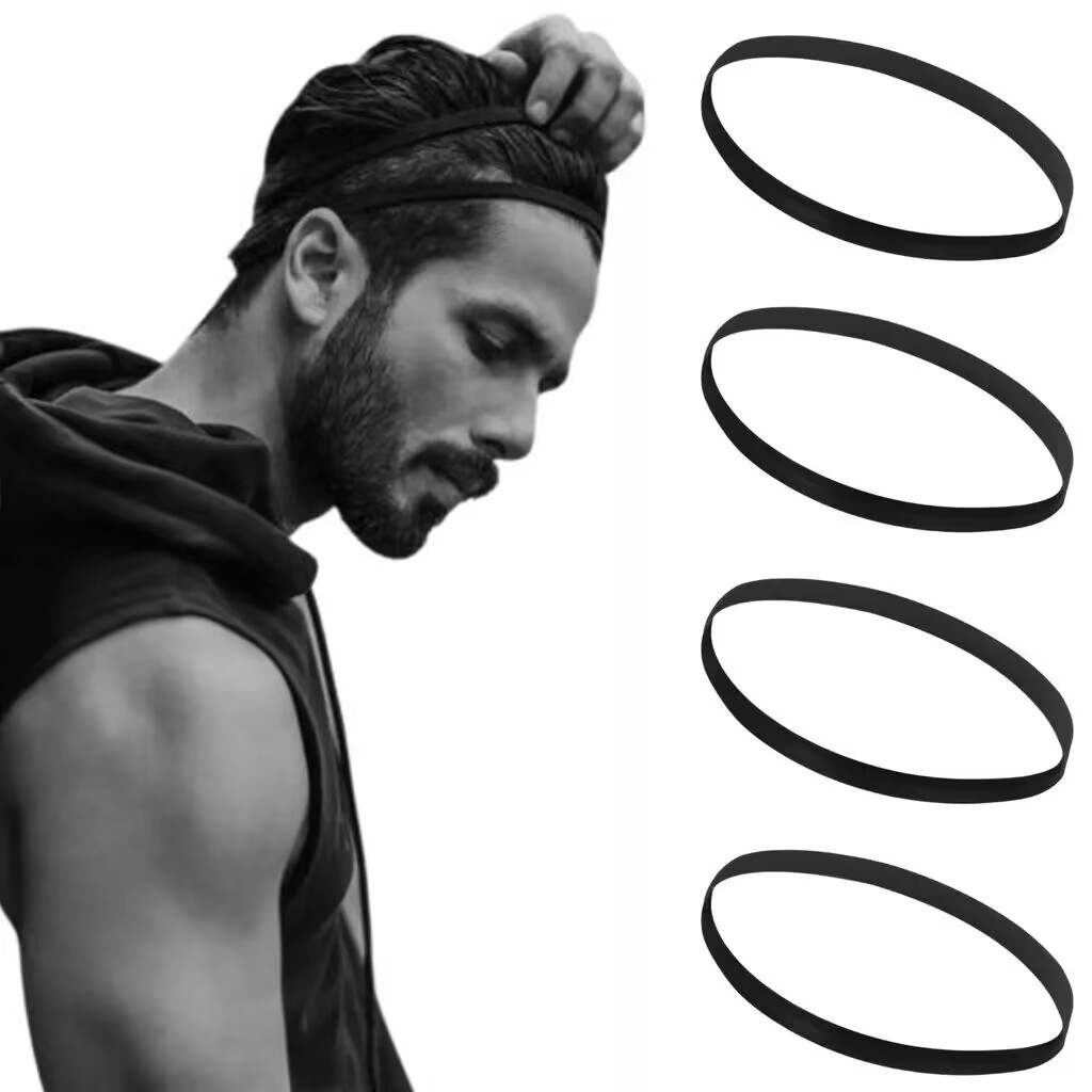 Elástico Tiara Para Cabelo Unissex Prendedor Exclusivo Kit 6