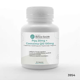 Pqq 20mg Coenzima Q10 100mg Grau Farmacêutico 90 Cápsulas Sublingual