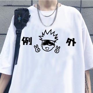 Camiseta Anime Satoru Gojo Itadori Camisa Masculina Feminina Algodão Moletom Blusa De Frio