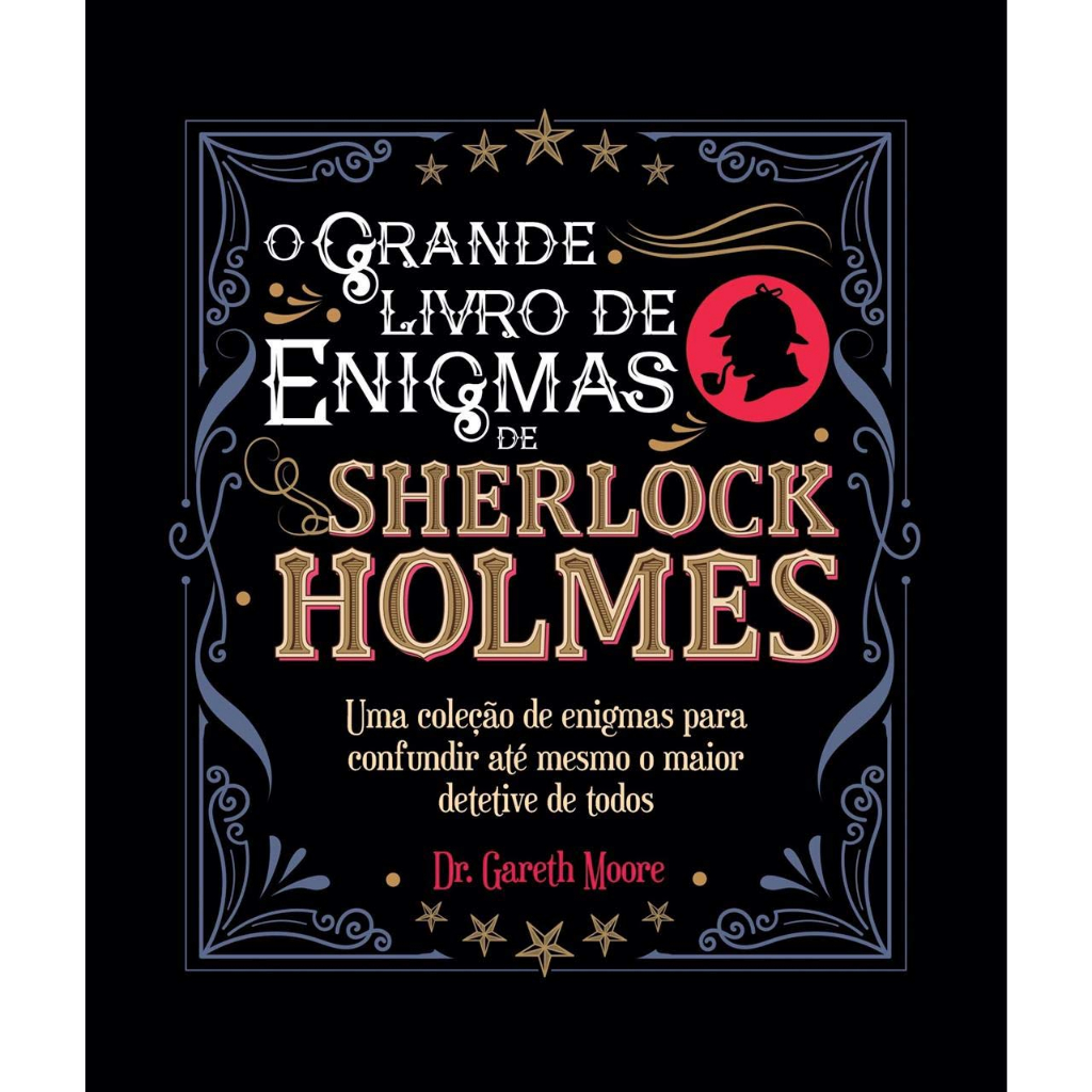 O Grande Livro De Enigmas De Sherlock Holmes ENVIO IMEDIATO