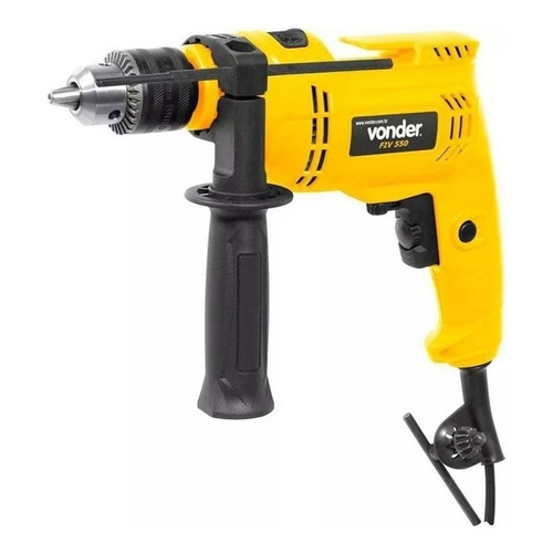 Furadeira Com Impacto Vonder Reversível 550w Fiv 550n  REVERSÍVEL  Mandril 1/2"
