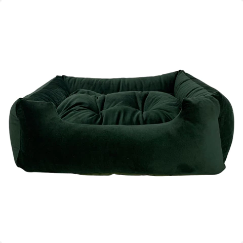 Cama Caminha Pet Suede Enchimento Siliconado e Zíper Removível
