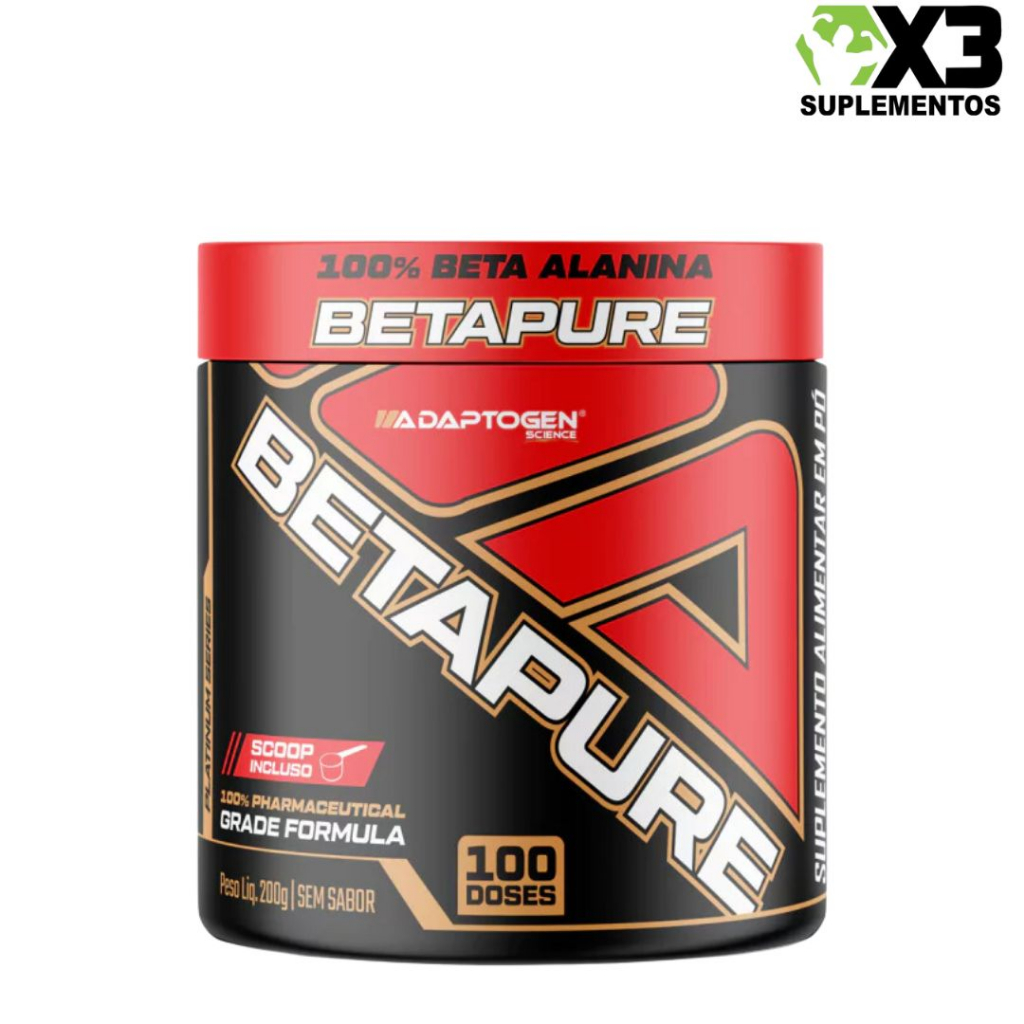 Beta Alanina Betapure 100% Pura Adaptogen Science - 200gr