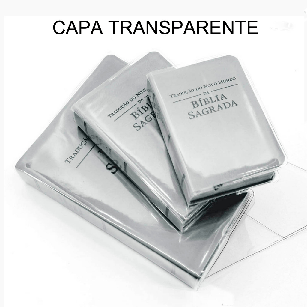 Capa Para Bíblia  -Transparente  Cristal -(Veja qual Bíblia na Descrição) em Oferta na Shopee