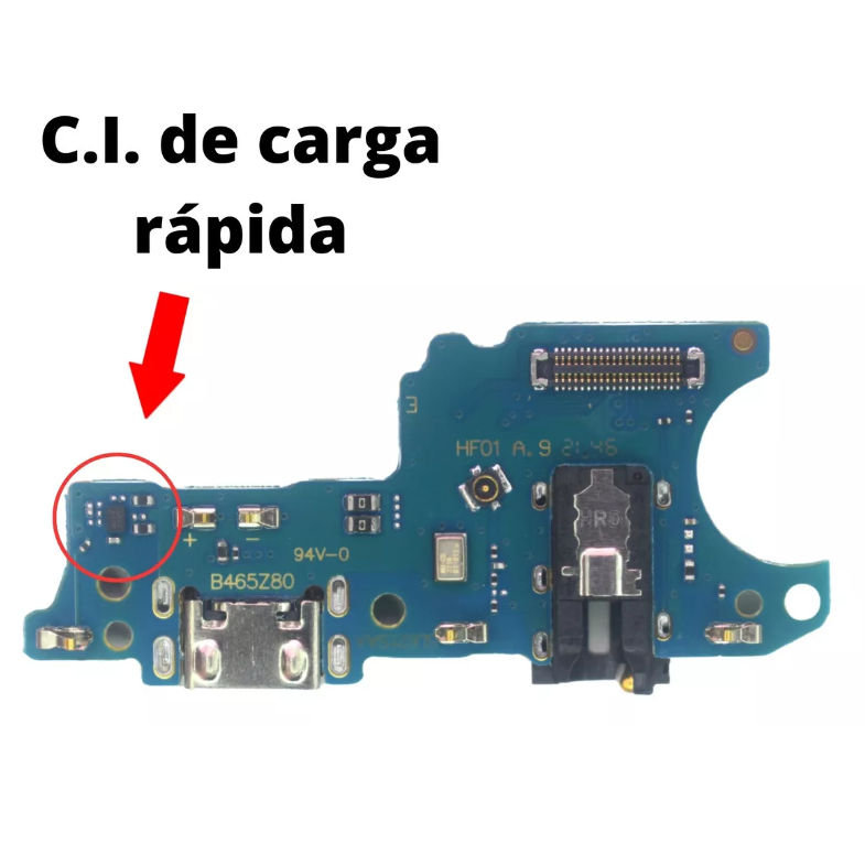 Placa de Carga Usb  A03 A035 Com Microfone Conector  com Turbo C.I. Carga Rápido