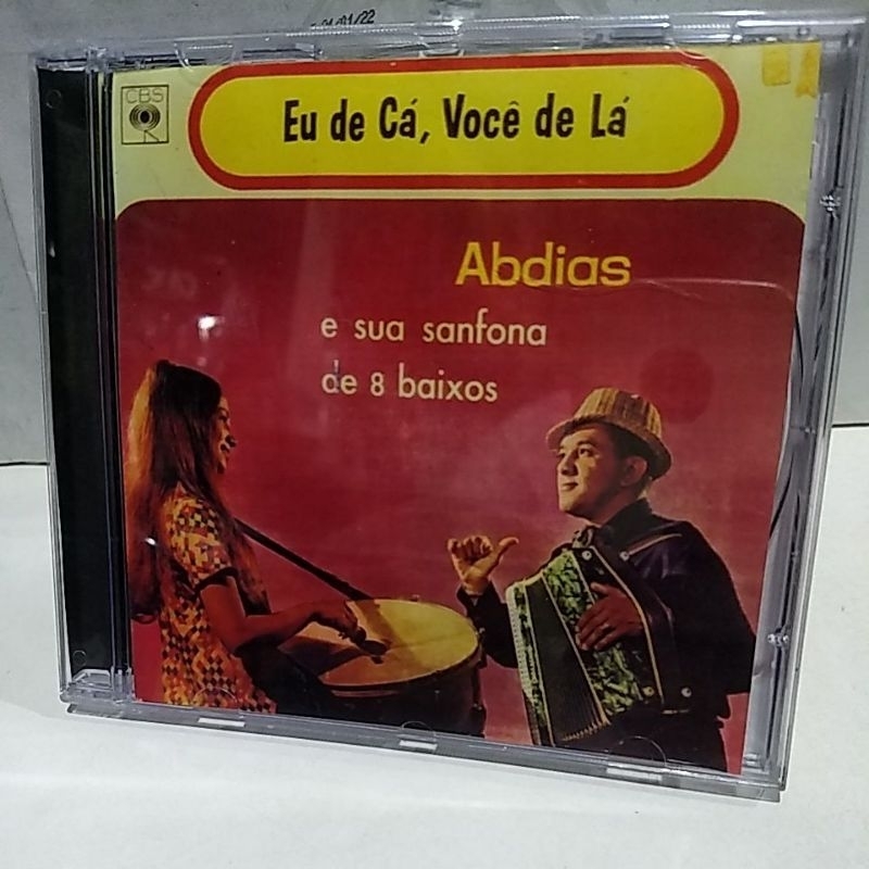 CD ABDIAS E SUA SANFONA DE 8 BAIXOS -EU DE CÁ VOCÊ DE LÁ 1,968