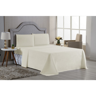 Lençol Queen Avulso Bainha Percal 400 Fios Algodão Macio 2,20m x 2,45m