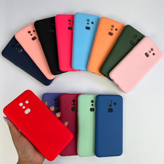 Capinha Para Samsung J8/ Capa Case Silicone Aveludada Forrada Colorida (CF26)