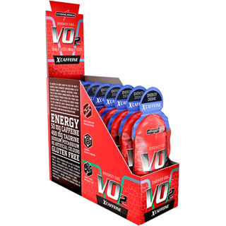 Vo2 Gel Carb Repositor Integralmedica - Caixa com 10 Sachês - Gel de Carboidrato com Cafeína