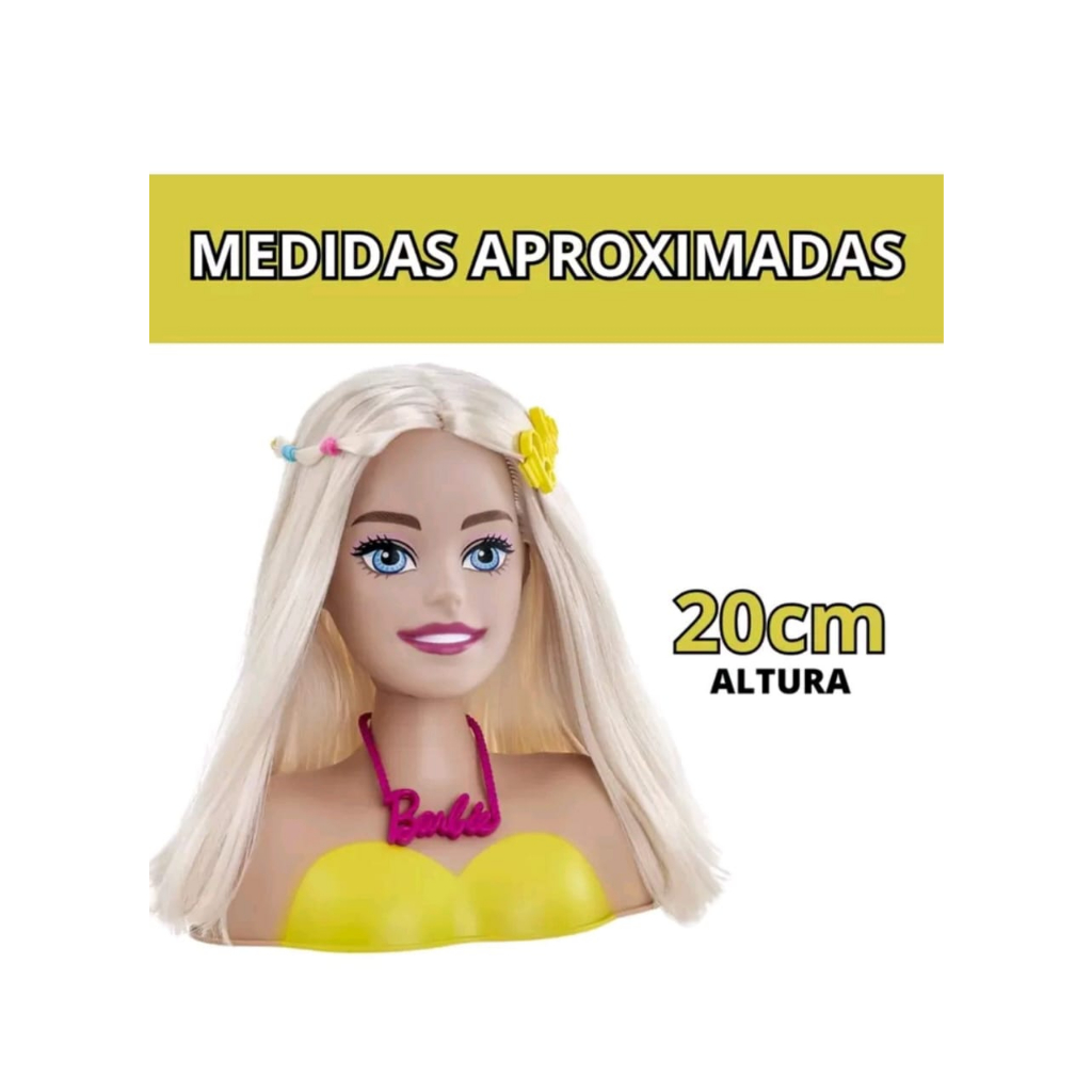 Bonecas infantil menina Busto Barbie Com Acessórios,Vinil macio e atóxico,lançamento da Pupee!