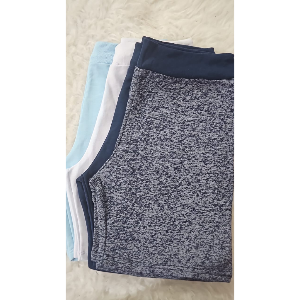 bermuda Shorts  moletom casual unissex Cores novas Preta/branca/off/bordo/azul/marinho