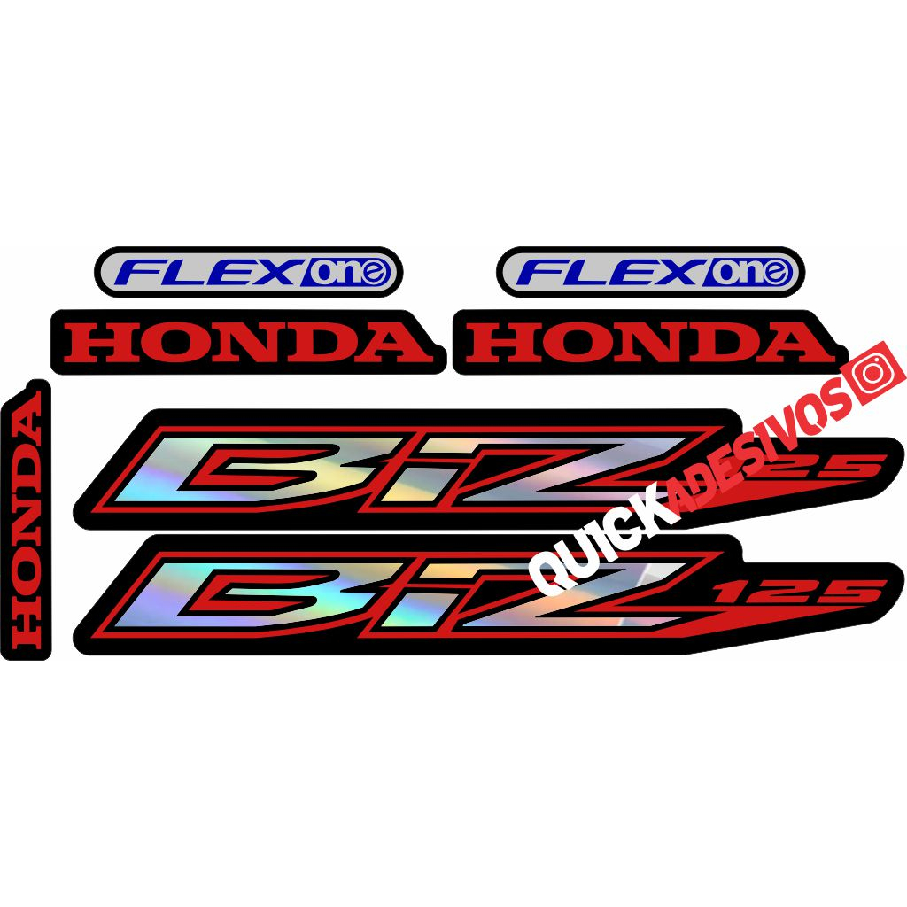 Kit Jogo Faixa Adesiva Biz 125 Es 2014 Preta