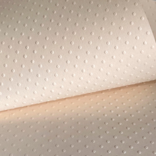 10 Folhas Papel Color Plus Marfim Relevo Textura Poá 180g em Oferta na Shopee