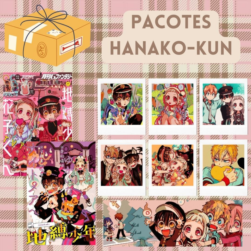 Pacotes Hanako-kun - Poster + Marca Páginas + Adesivos e mais em Oferta na Shopee