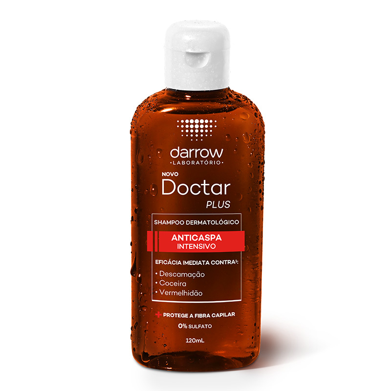 Shampoo dermatológico darrow doctar plus anticaspa intensivo com 120ml