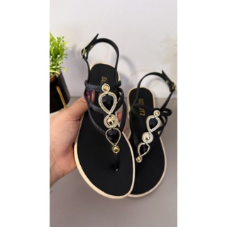 Sandália Rasteira Feminina Luxo Mulher Lançamento em Oferta na Shopee