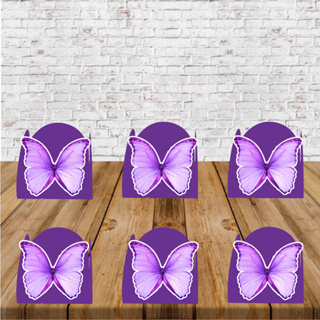 50 Forminhas Docinhos Borboleta Lilás em Oferta na Shopee