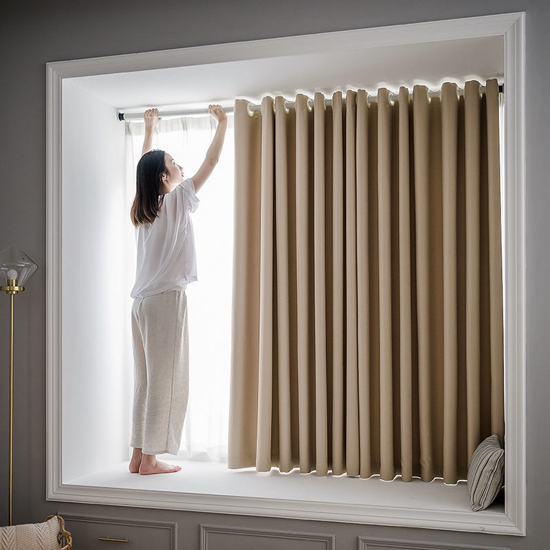 Cortina Roma 200 x 140 Corta Luz Decoração Sala Quarto Escritório Recepção