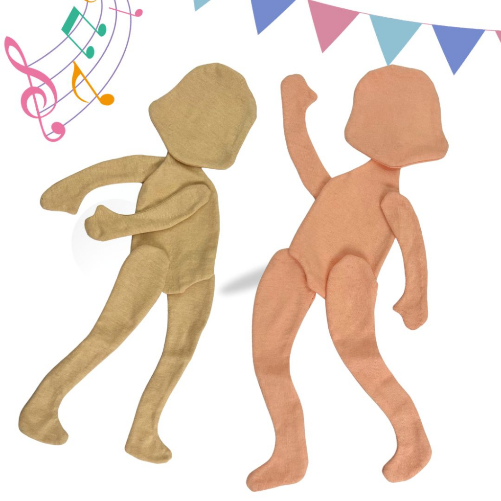 Corpinho de boneca de malha apenas costurado para boneca de 50cm (NAO E CHEIO E PRONTO)