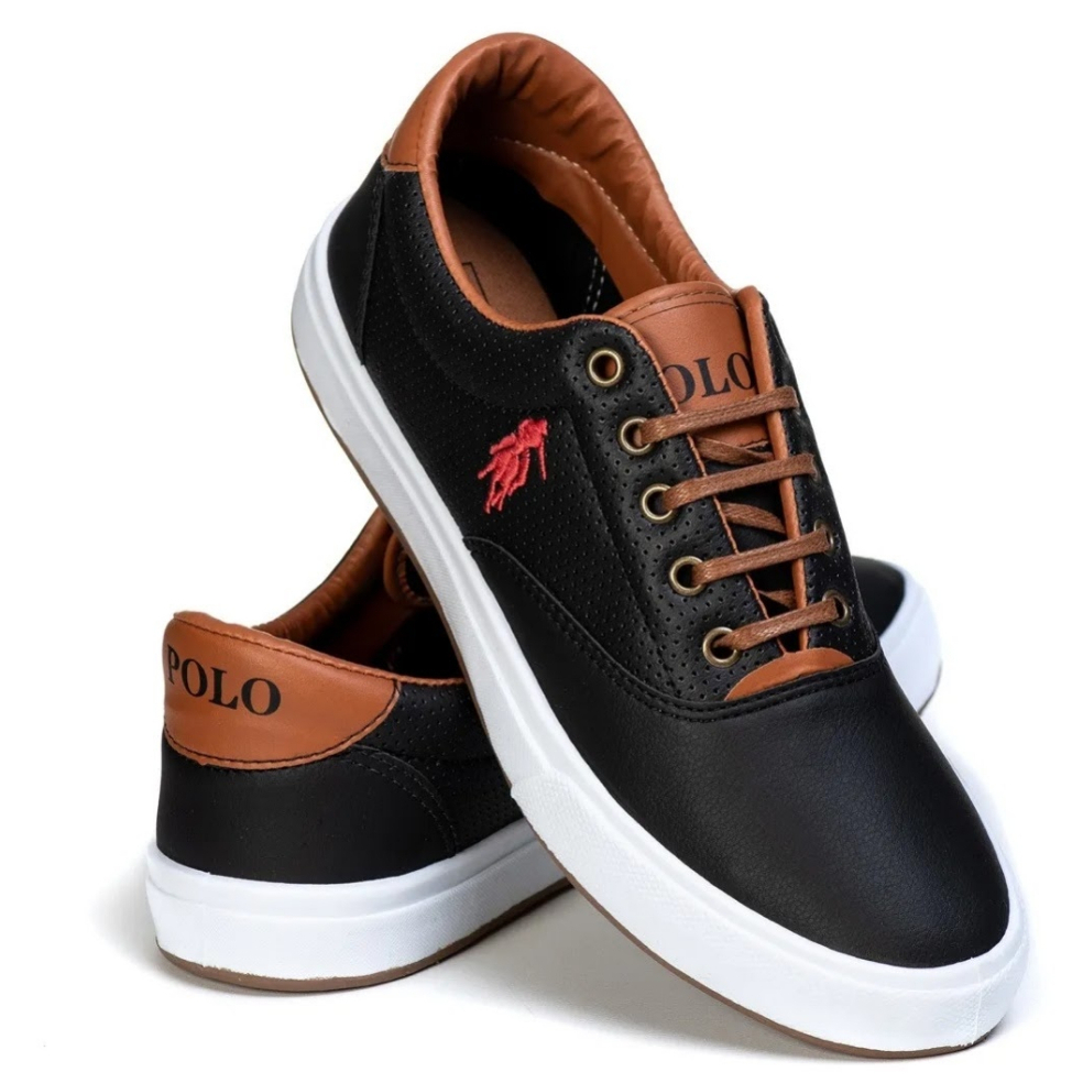 Tenis Masculino Polo Preto Sapatenis Tênis Masculino Casual polo preto oxfords sapatenis casual sapa tênis casual social Sapatenis tenis Social Sapatilha masculina elastico sapatilia sapato masculino Mocassins para homem sapatos Esporte fino