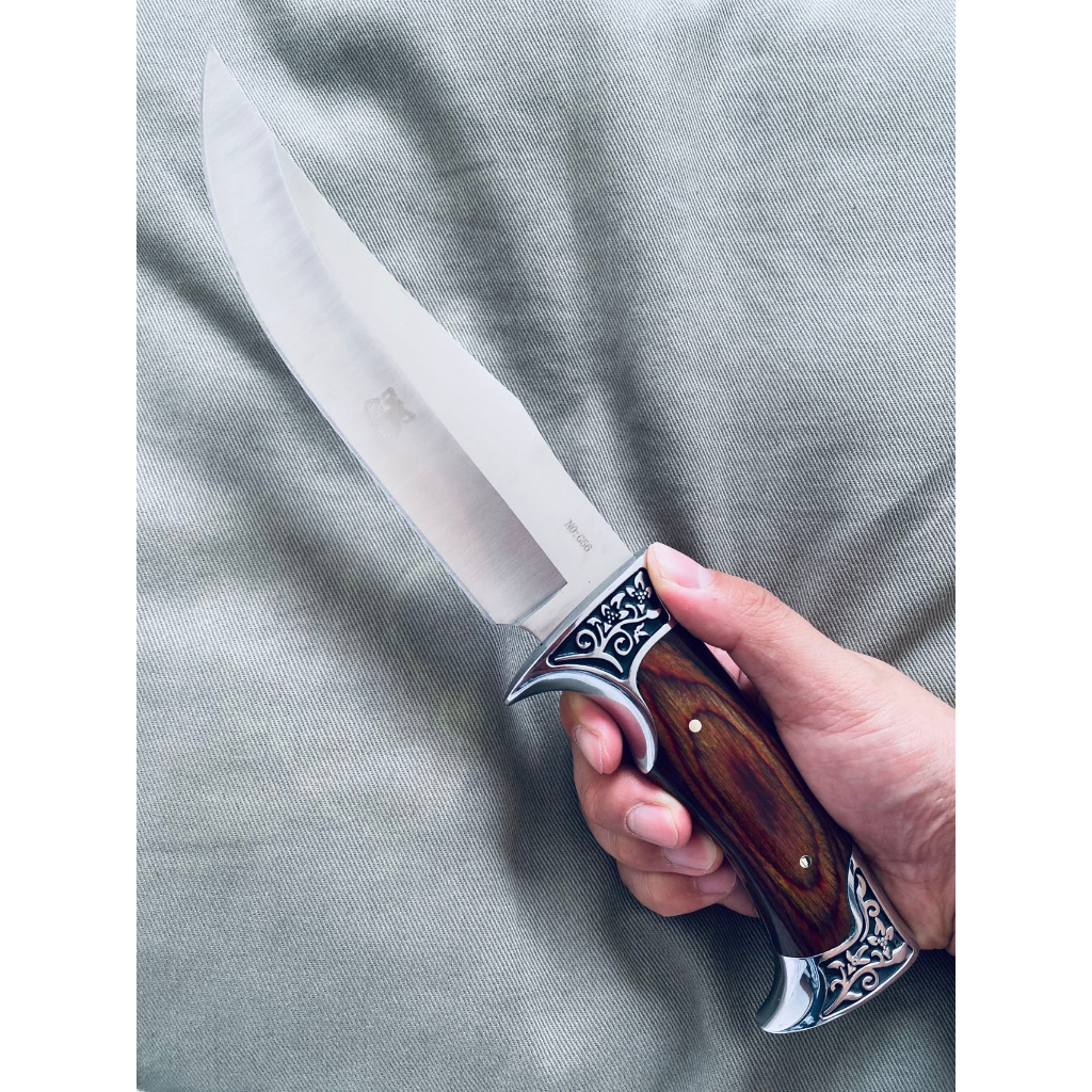 Faca De Caça Pesca Churrasco Luxo Fulltang Inox G56 Columbia em Oferta na Shopee