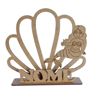 15 Centros de Mesa concha Sereia crua  Personalizado Lembranças em Oferta na Shopee