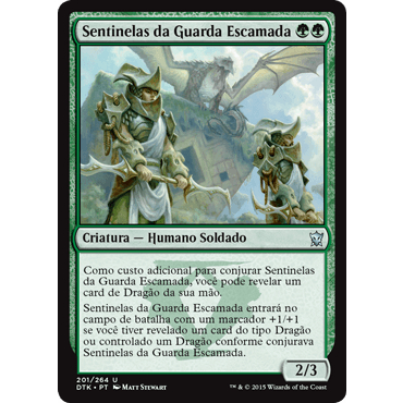 Sentinelas da Guarda Escamada - Magic The Gathering