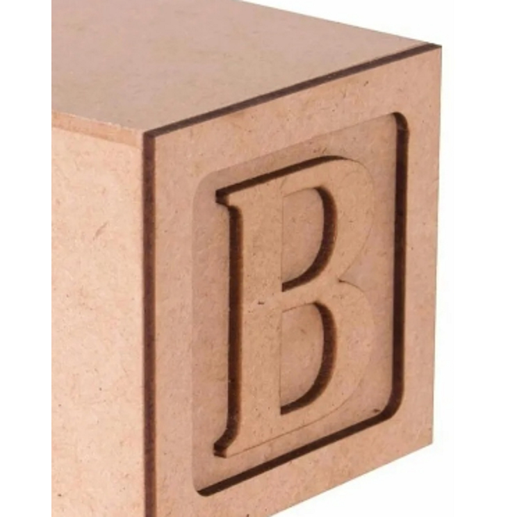 Moldura e Letra para cubo de 30cm ( Cubo não Acompanha )