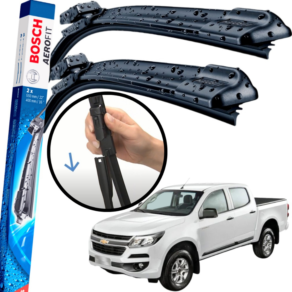 Palheta Parabrisa Original Bosch Gm Nova S10 2013 A 2018 em Oferta na Shopee