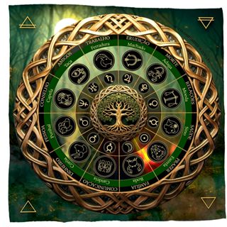 Toalha para Tarot das Bruxas Roda Astrológica Oráculo Wicca Sagrado Feminino p/ Tarô em Oferta na Shopee