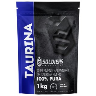 L-Taurina 1kg - 100% Pura Importada - Soldiers Nutrition