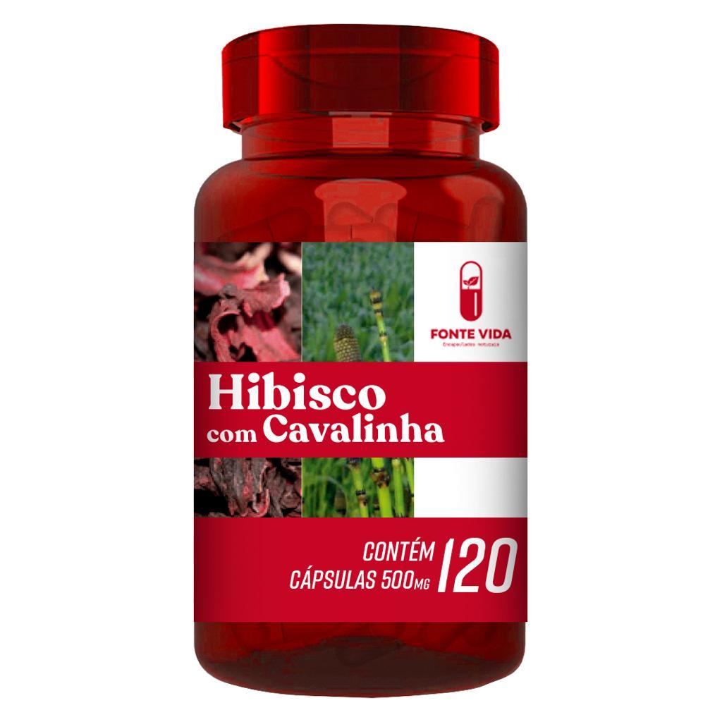 Hibisco Com Cavalinha 120 Capsulas 500MG