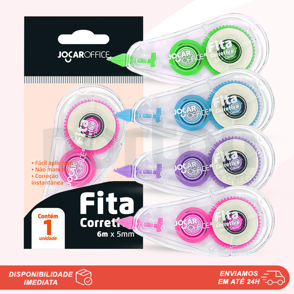 Fita Corretiva Office 6 Metros Jocar Office