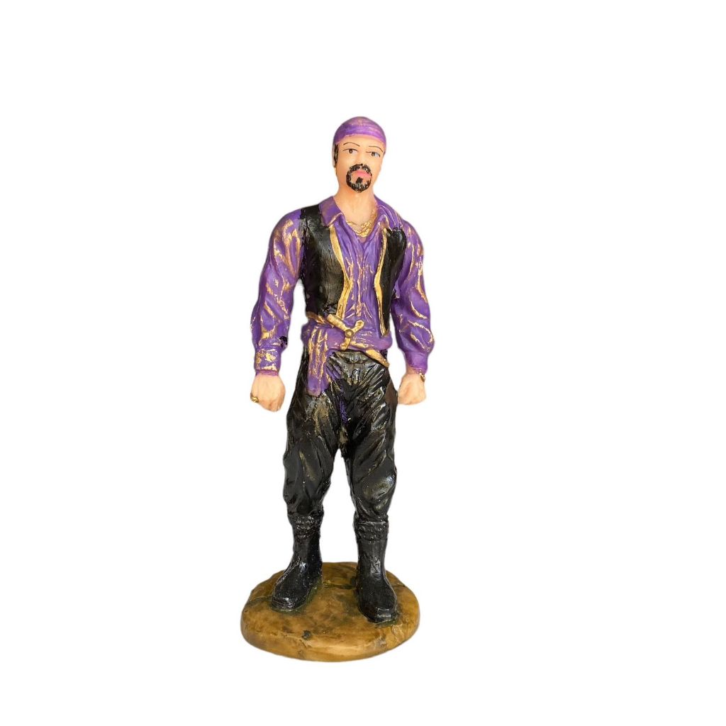 Estatueta Imagem Cigano resina 15cm