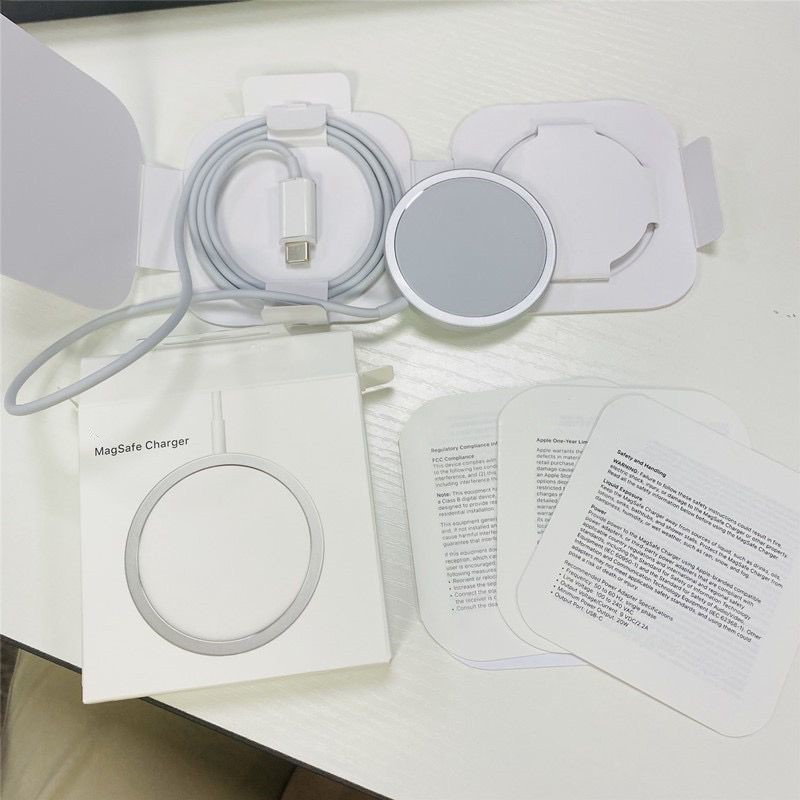 Carregador Magnético Sem Fio iPhone Magsafe 15W Carregamento Rápido