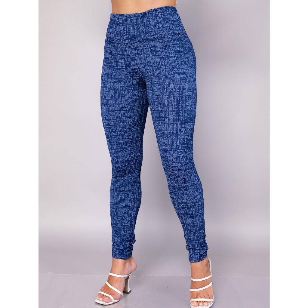 Calça Skinny Jacquard Super Luxuosa com Elastano MODA PREMIUM em Oferta na Shopee