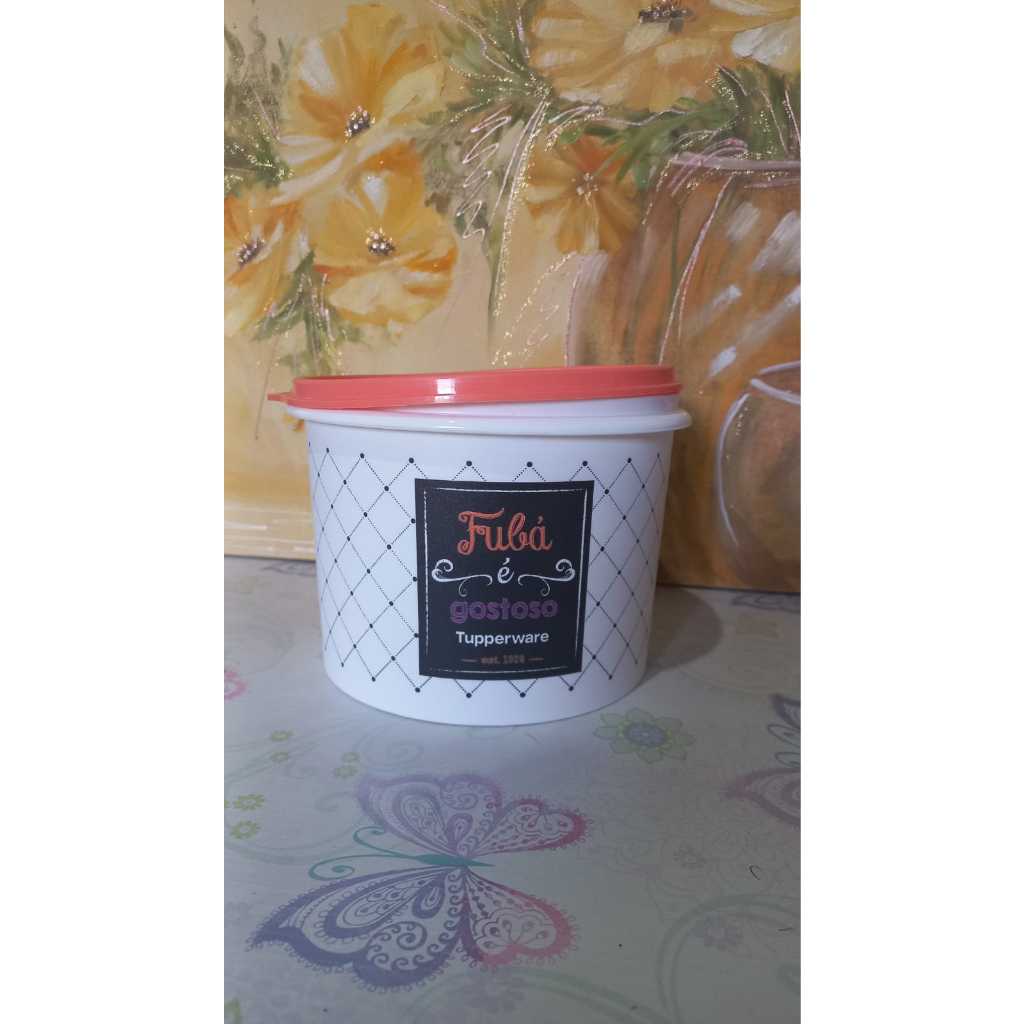 Tupper  Caixa Fubá Bistrô 1,2kg Tupperware