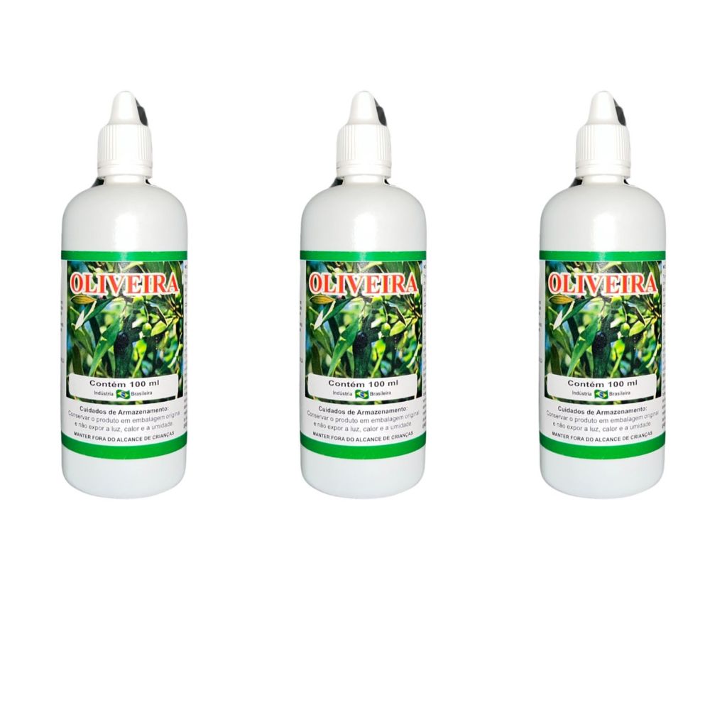 3 und Gotas Oliveira - 100ml (cada) - Produto 100% NATURAL