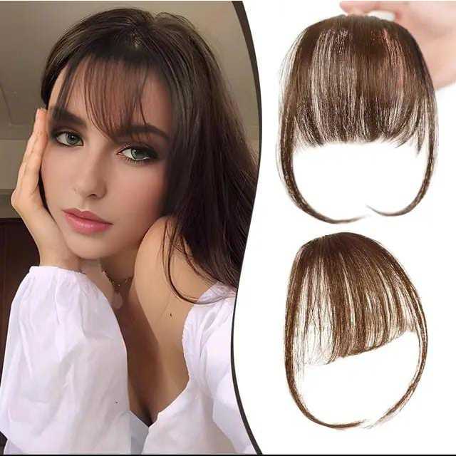 Franja orgânica Tic Tac aplique lisa Idêntica Cabelo Humano em Oferta na Shopee