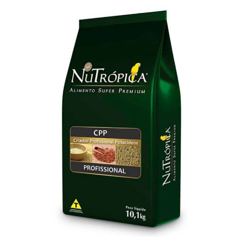 Ração Extrusada Nutropica CPP 1KG para Calopsita, Ring Neck Periquitos Australianos e Psitacídeos