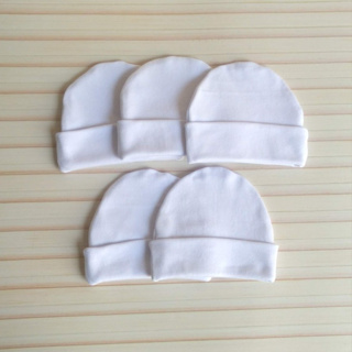 Kit com 5/10/15/20 toucas para personalizar, suedine 100% algodão em Oferta na Shopee