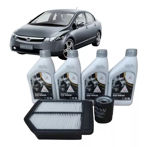 Kit Troca Óleo - Honda 10w30 API SP Civic 1.8 16v G8 2007 2008 2009 2010 2011 em Oferta na Shopee