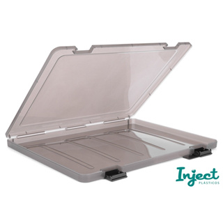 Pasta A4 em PP rígido - Fumê em Oferta na Shopee