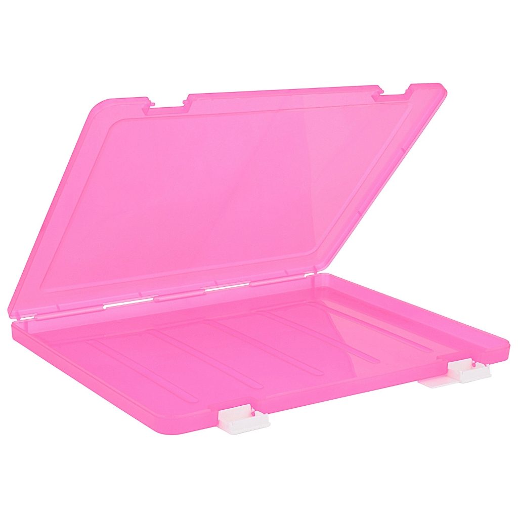 Pasta A4 em PP rígido - Rosa