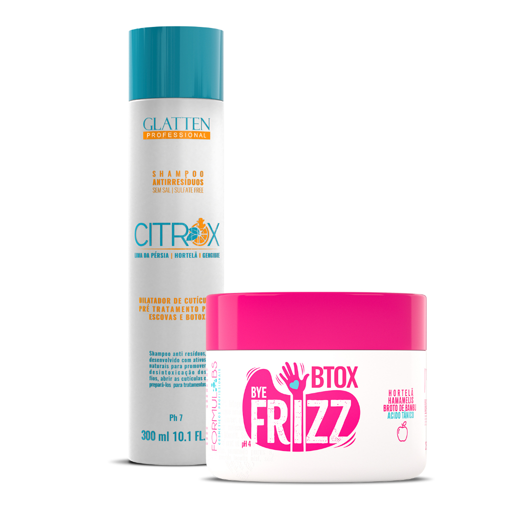 Promoção - Shampoo Citrox + btx by frizz