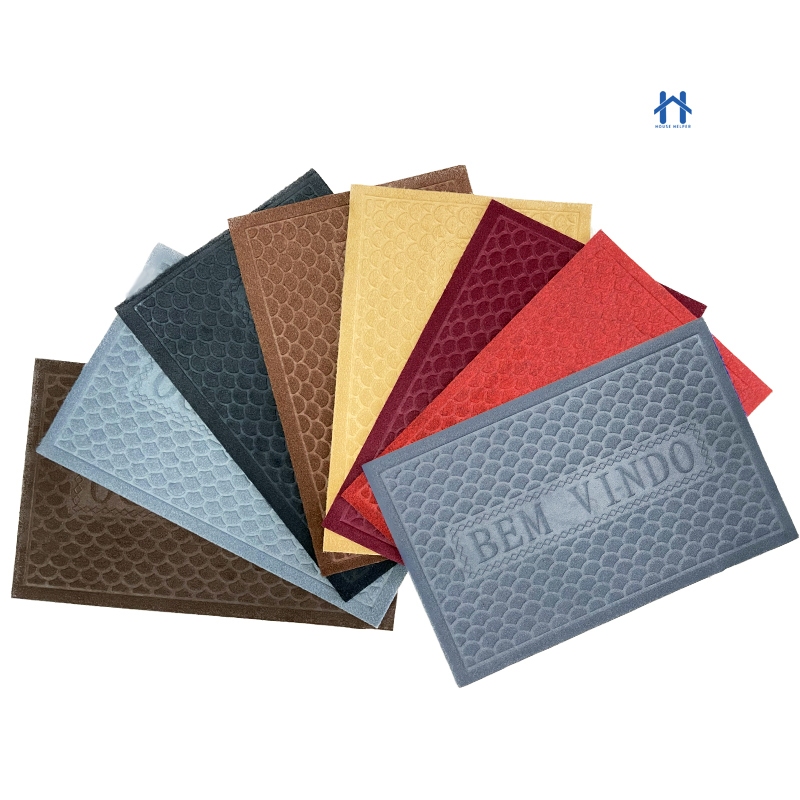 Tapete Capacho Carpete Bem Vindo Antiderrapante para Porta de Entrada em Oferta na Shopee