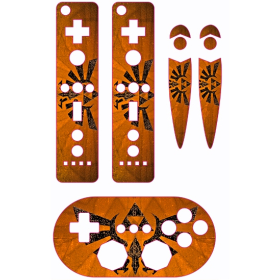 Skin Adesiva Controles Nintendo Wii - Zelda