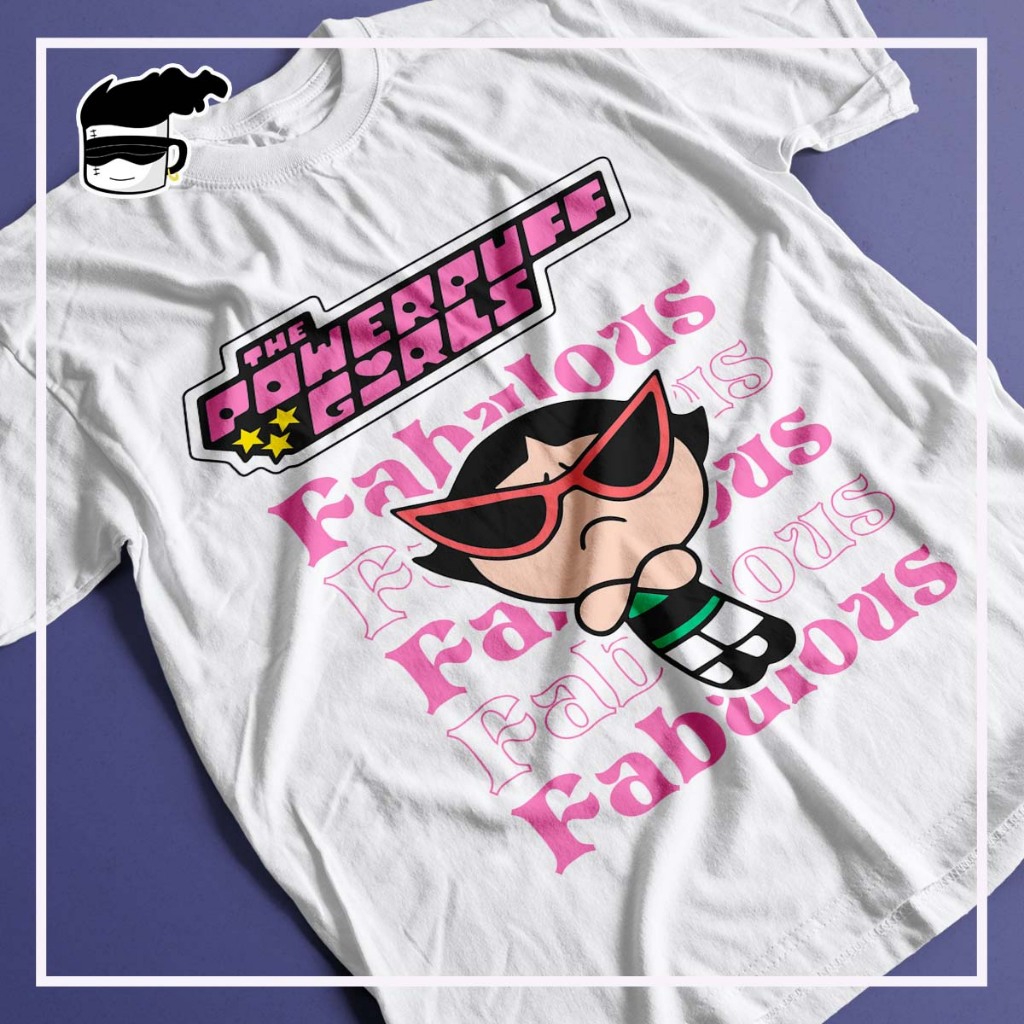 Camisa Meninas Super Poderosas Unissex Docinho Florzinha Lindinha