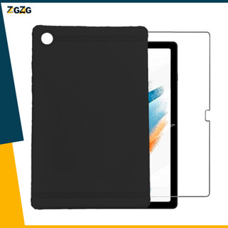 Capa em TPU de Silicone para Tablet Galaxy Tab A8 X200/X205 + Película de Vidro 9H