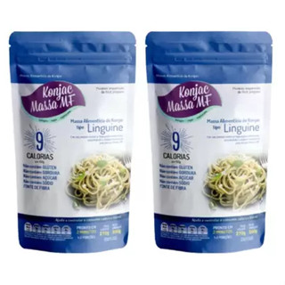 2 Konjac Linguine Massas Sem Glúten 270g